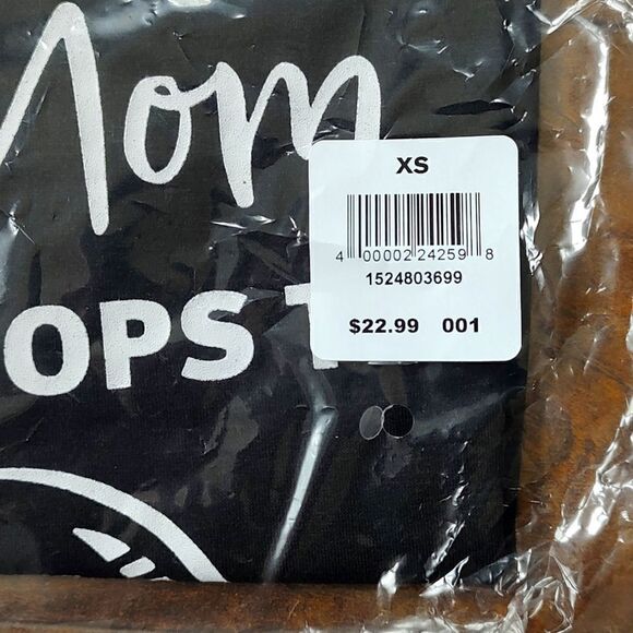 New With Tag Size XS Warehouse One Women's Black F Bomb Racerback Tank - Picture 8 of 8